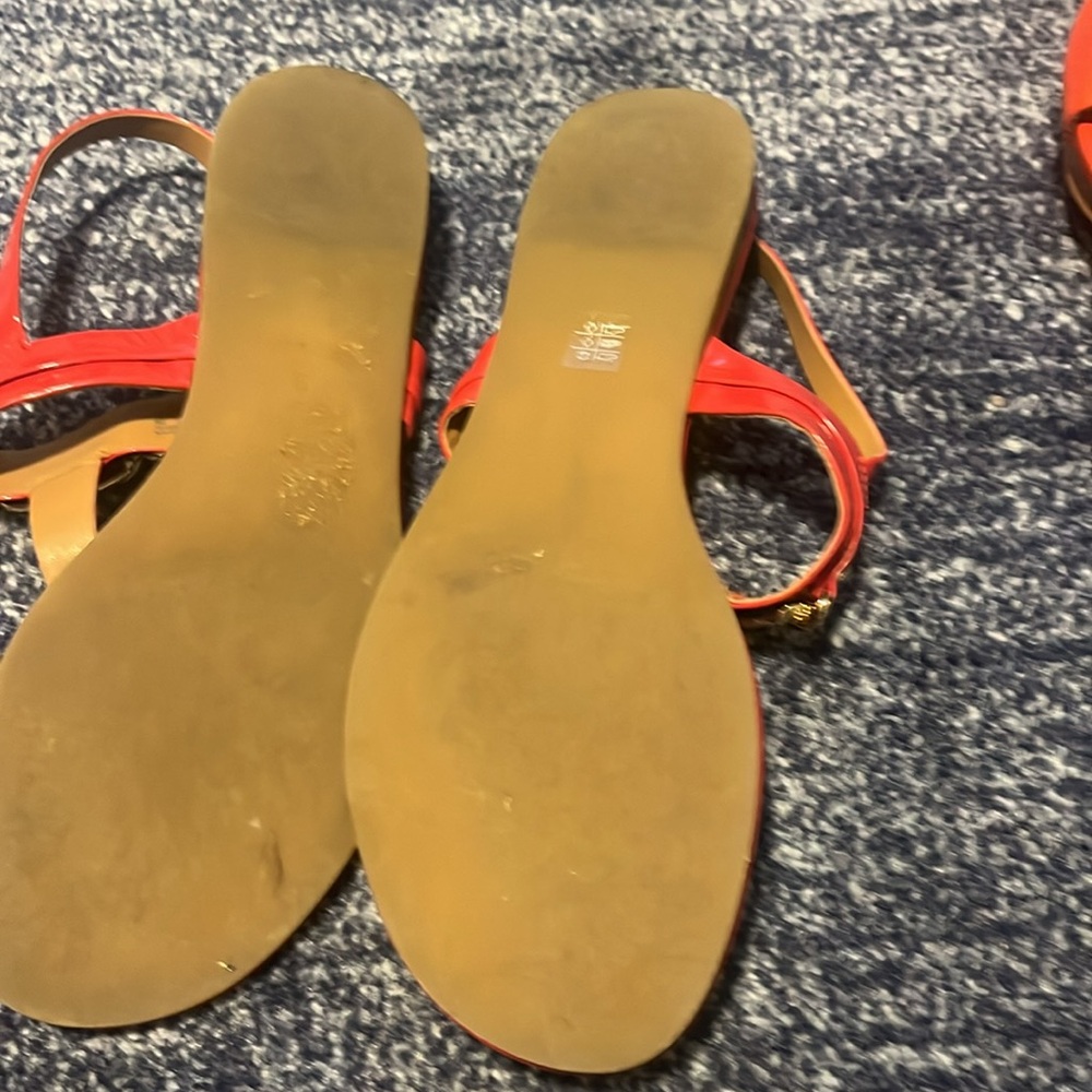 Coach Catarine Red Patent Leather Sandal - Picture 4 of 5